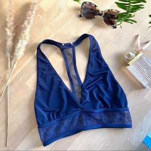 ✨ UO Blue bralette with mesh detail ✨